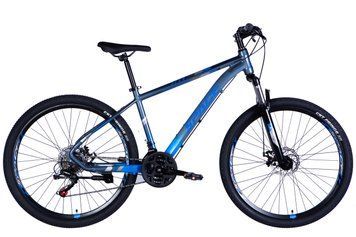 Велосипед AL 27.5" SPACE MERCURY DD FR рама-17" сіро-синій 2025 VT_OPS-SP-27.5-027 фото