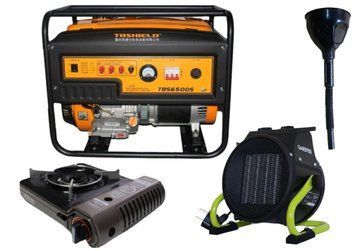 Бензиновый генератор EF Power TBS6500S + газовая плитка Orcamp CK-505 + электрический обогреватель Gardyer KM_KTBS6500S(K) фото