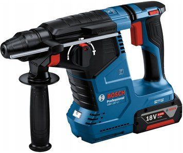 Перфоратор акумуляторний Bosch GBH 187-LI SDS-plus 18В 1х5А/год 2.4Дж 3кг RC_0.611.923.022 фото