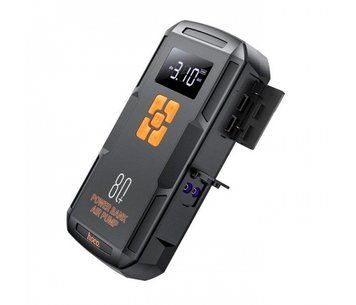Пусковий прилад для акумулятора автомобіля+ насос HOCO QS2, Power Bank 8000mAh, 2xUSB+ Type-C U_36044 фото