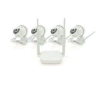 Комплект видеонаблюдения WIFI -PTZ Outdoor 009-4-2MP Pipo (4 уличных камеры, кабеля, блок питания, U_24284 фото