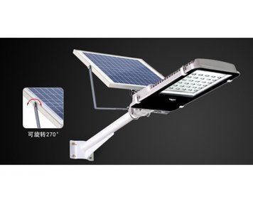 Уличная лампа Zuke ZK7102 с солнечной панелью LED 30 Вт, СП 20 Вт, АКБ 10000 мА (523*160*380) 6,6 кг, U_10146 фото