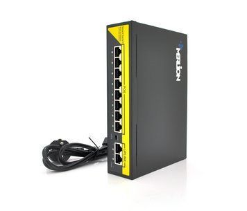 POE коммутатор Merlion 8 POE 10/100+2 RJ45 10/100+ встроенный блок питания 52V 1.8A U_15752 фото