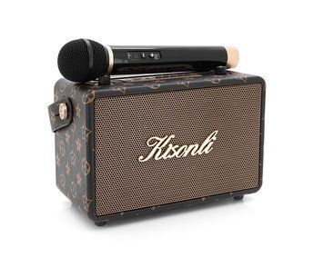 Колонка Kisonli G100 Bluetooth 5.0, 2х10W, 1800m Аг, USB/TF/BT/AUX, DC: 5V/1A, Чорний, Q12 U_31286 фото