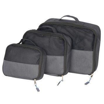 Набор органайзеров дорожных Bo-Camp Travel Pack Cube 3 pc Anthracite (7504370) DS_DAS302129 фото