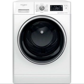 Пральна машина Whirlpool фронтальна, 11(7)кг, 1600, A, 60см, дисплей, пара, інвертор, білий RC_FFWDB1176258BCVUA фото