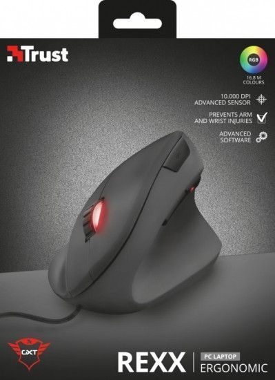 Миша Trust GXT144 REXX ERGONOMIC BLACK RC_22991_TRUST фото