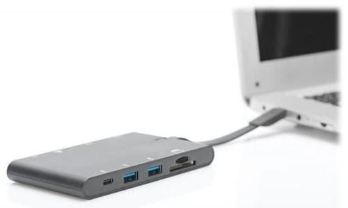 Док-станція DIGITUS Travel USB-C, 9 Port RC_DA-70865 фото