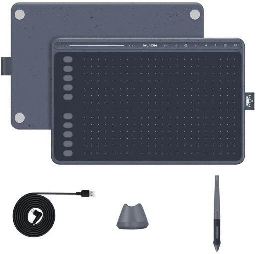 Графический планшет Huion HS611 USB Space Grey RC_HS611SG_HUION фото