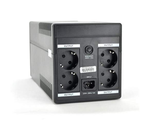 ИБП Ritar RTP1200 (720Вт) Proxima-D, LCD, AVR, 3st, 4x UNIVERSAL socket, 2x12V7 Ач, пластик. кейс U_05852 фото