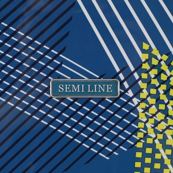 Чемодан Semi Line 24" (M) Blue Pattern (T5652-2) DS_DAS302327 фото