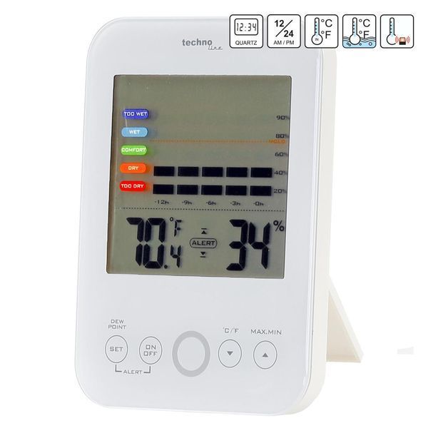 Термогігрометр Technoline WS9422 White (WS9422) DS_DAS301191 фото