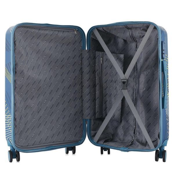 Чемодан Semi Line 24" (M) Blue Pattern (T5652-2) DS_DAS302327 фото