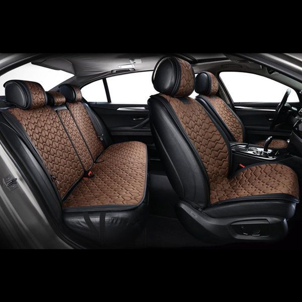 Комплект премиум накидок для сидений Winso Pro SUPREME, coffee-black LI_430400 фото