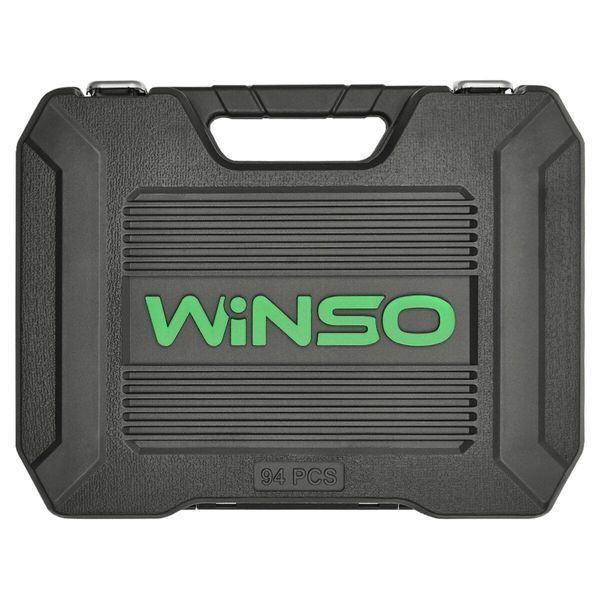 Профессиональный набор инструментов в кейсе Winso Pro 1/2", 1/4" 72 T, CR-V, 94ед. LI_924094 фото