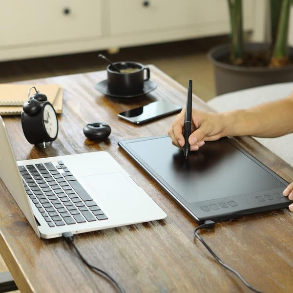 Графічний планшет Huion 13.8"x8.6" WH1409 V2, USB-C, чорний RC_WH1409V2_HUION фото