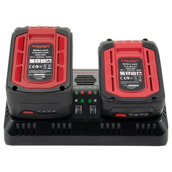 Зарядное устройство двойное WORCRAFT CLC-20V-2.4DN WM_13240 фото