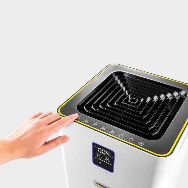Воздухоочиститель Karcher AF 30, 30м2, 200м3/час, дисплей, 2 HEPA фильтры, 4 режима, инд. забр-ние, белый RC_1.024-821.0 фото