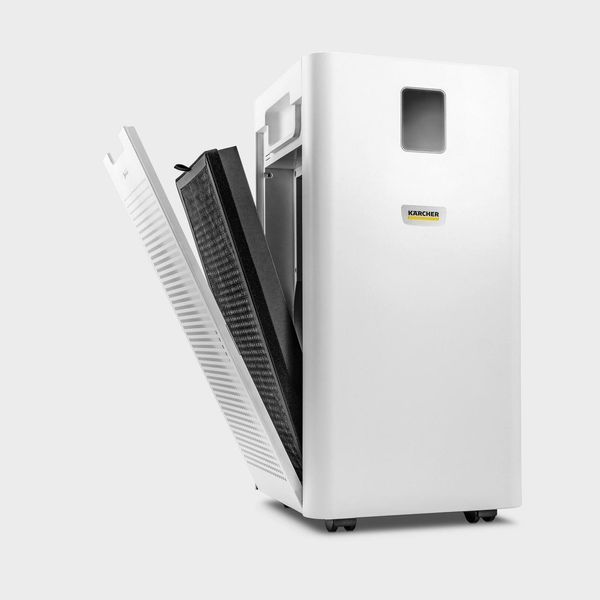 Воздухоочиститель Karcher AF 30, 30м2, 200м3/час, дисплей, 2 HEPA фильтры, 4 режима, инд. забр-ние, белый RC_1.024-821.0 фото