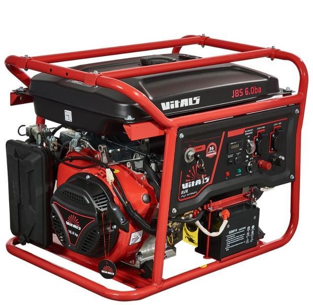 Бензиновый генератор Vitals JBS 6.0ba 6,5 кВт IN_155218 фото