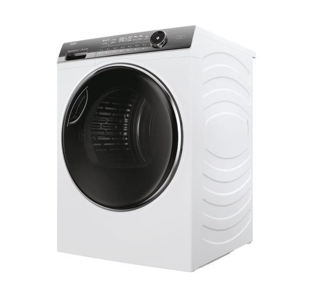 Сушильна машина тепловий насос, 9кг, A+++, 59,5см, дисплей, пара, білий Haier RC_HD90-A3Q979U1-S фото