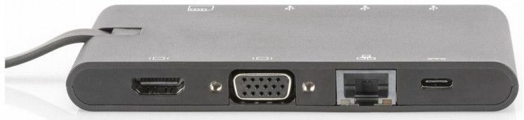 Док-станція DIGITUS Travel USB-C, 9 Port RC_DA-70865 фото