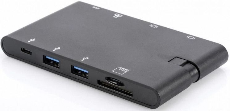 Док-станція DIGITUS Travel USB-C, 9 Port RC_DA-70865 фото