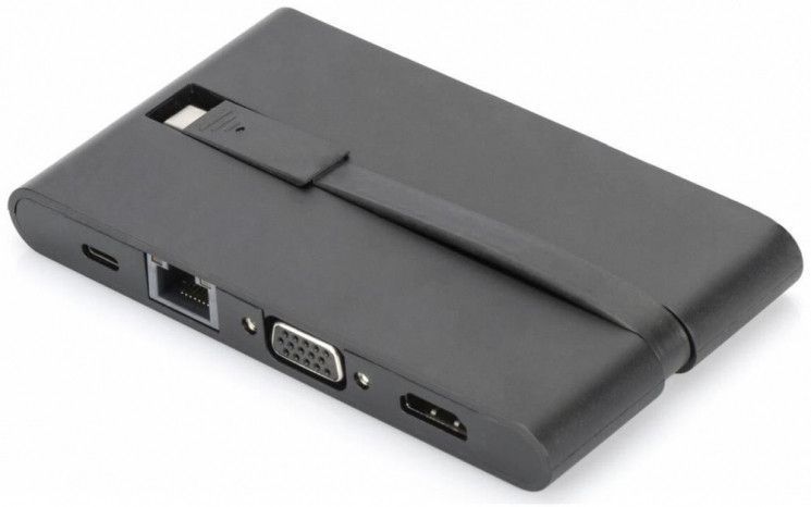 Док-станція DIGITUS Travel USB-C, 9 Port RC_DA-70865 фото