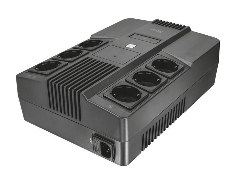 ДБЖ Maxxon 800VA UPS 6 standard wall power outlets BLACK Trust RC_23326_TRUST фото