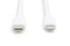 Digitus USB-C > Lightning зарядки/синхронізації, 1м, USB 2.0, 60W, силіконовий, білий RC_AK-600110-010-W фото 2