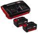 Акумулятор + зарядний пристрій Einhell Twincharger Kit 2 акк x 3,0Ah HY_90112291 фото 2