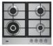 Варочная поверхность Beko газовая, 60см, чугун, нерж.