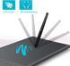 Графічний планшет Huion 13.8"x8.6" WH1409 V2, USB-C, чорний RC_WH1409V2_HUION фото 8