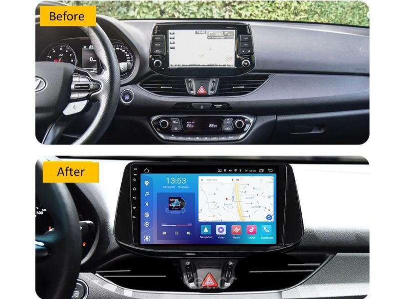 Штатна автомагнітола FORS.auto FS 6 MAX для Hyundai i30 (6+128Gb, 9") 2017-2019 FA_FS-6097 фото