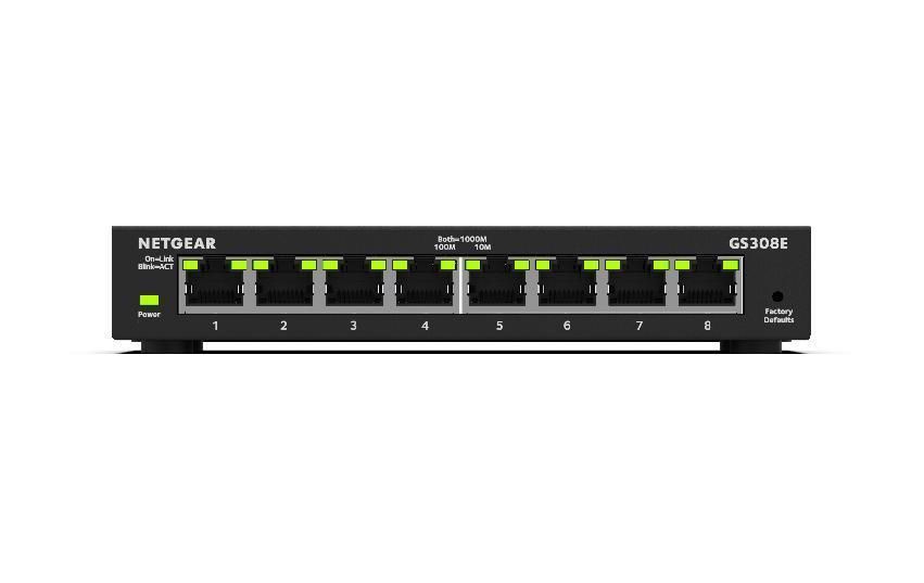 Комутатор GS308E 8xGE, WebSmart NETGEAR RC_GS308E-400EUS фото