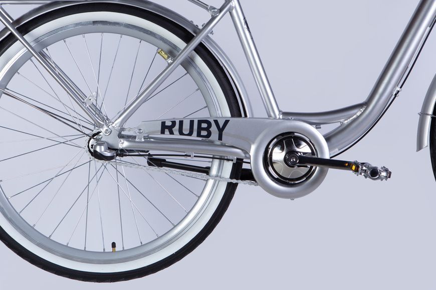 Велосипед AL 26" Dorozhnik RUBY PH рама-17" світло-сріблястий 2025 VT_OPS-D-26-307 фото