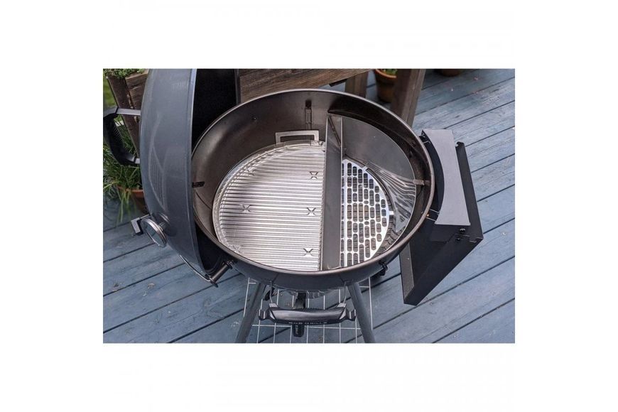 Угольный гриль Slow and Sear Original Kettle SnS, 57 см Deluxe ed. черный (SNS-KET-2) GR_009820 фото