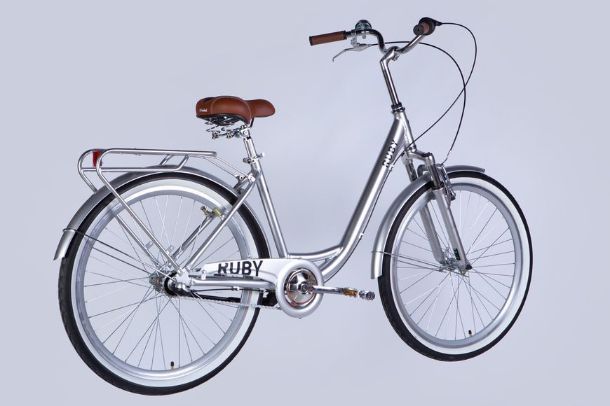 Велосипед AL 26" Dorozhnik RUBY PH рама-17" світло-сріблястий 2025 VT_OPS-D-26-307 фото