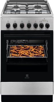 Electrolux Плита комбінована, 58л, 50x60см, конвекція, пара, нерж RC_LKK560010X фото