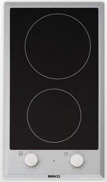 Варочная поверхность Beko электрическая, 30см, Домино, черный RC_HDCC32200X фото