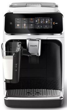 Кавомашина Philips Series 3300 1.8л, зерно+мелена, автомат.капучинатор, дисплей, авторецептів - 6, білий RC_EP3343/50 фото