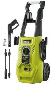 Мінімийка високого тиску Ryobi RY120PWA, 1600Вт, 120бар, 420л/год, шланг 5м, 8.14кг RC_5133005367 фото