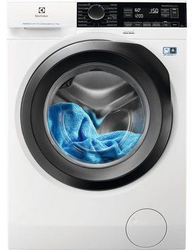 Стиральная машина Electrolux фронтальная, 9кг, 1400, A+++, 64см, дисплей, пара, инвертор, universaldose, белый RC_EW7F249PSU фото