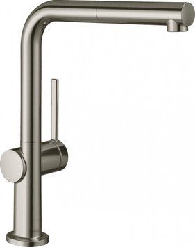 Змішувач для кухні Hansgrohe Talis M54, довж.виливу - 215мм, витяжний, 1важіль, KM270, сталь RC_72808800 фото