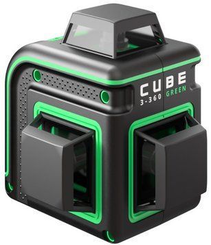 Лазерний нівелір ADA CUBE 3-360 GREEN ULTIMATE EDITION (А00569) HY_А00569 фото