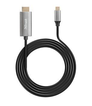 Адаптер Trust Calyx USB-C > HDMI, 1.8м, чорний RC_23332_TRUST фото