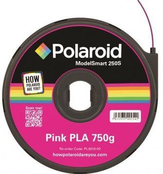 Картридж для 3D ручки Polaroid ModelSmart 250s PLA, 1.75мм, 0.75кг, рожевий RC_3D-FL-PL-6016-00 фото
