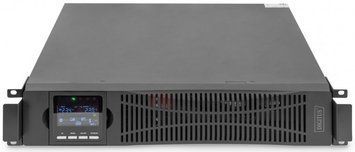 Источник бесперебойного питания Digitus OnLine, 2000VA/2000W, LCD, 8xC13, RJ45, RS232, USB, Rack/Tower RC_DN-170095 фото
