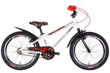 Велосипед ST 20" Formula ACTIVE Vbr рама-10" білий 2024 крила, підніжка, дзвоник VT_OPS-FRK-20-203 фото