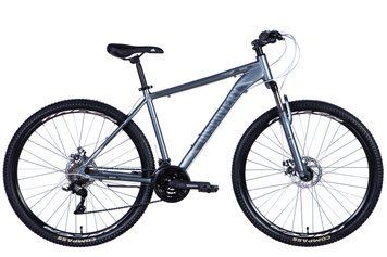Велосипед алюміній 29" Discovery BASTION AM DD рама-19" сіро-чорний (матовий) 2024 VT_OPS-DIS-29-190 фото